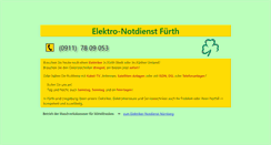 Desktop Screenshot of fuerth.elektronotdienst-nuernberg.de